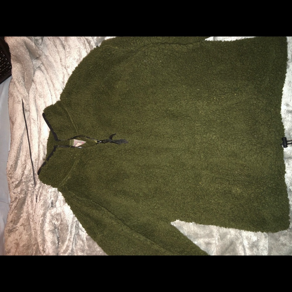 Forest green Teddy jacket